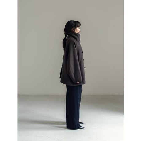 STAND HALF COAT / Gray