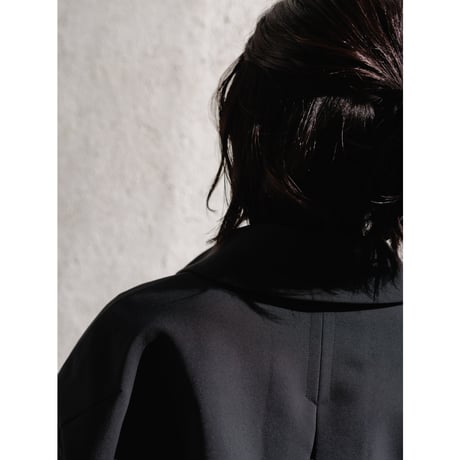 【PRE ORDER】JERSEY LIKE COAT/Black