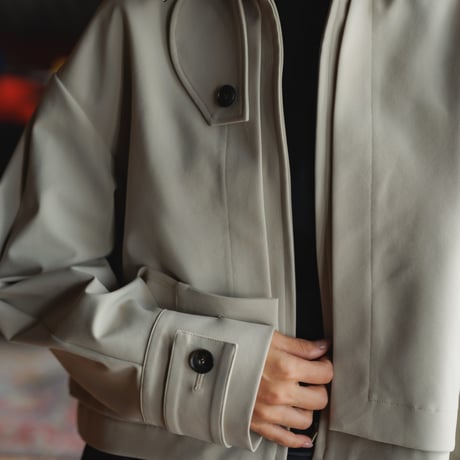 【PRE ORDER】JERSEY LIKE COAT/Beige