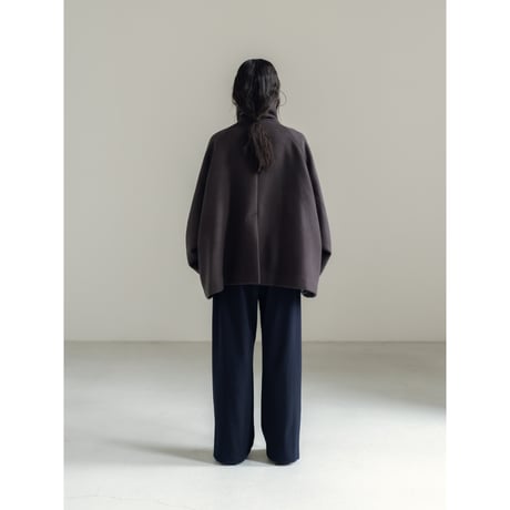 STAND HALF COAT / Gray