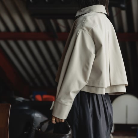 【PRE ORDER】JERSEY LIKE COAT/Beige