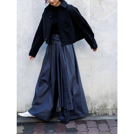 【PRE ORDER】JERSEY LIKE COAT/Black