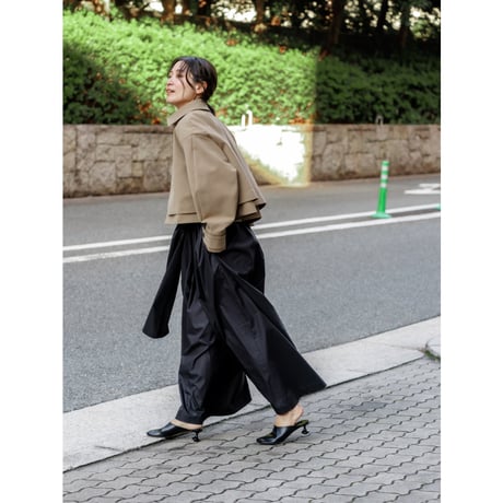 【PRE ORDER】JERSEY LIKE COAT/Camel
