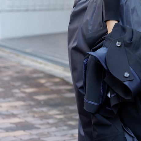 【PRE ORDER】JERSEY LIKE COAT/Black