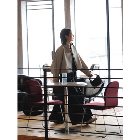 【PRE ORDER】JERSEY LIKE COAT/Beige