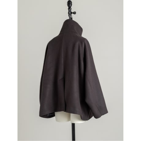 STAND HALF COAT / Gray