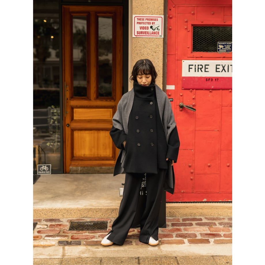 EASY WARM PANTS/Black 