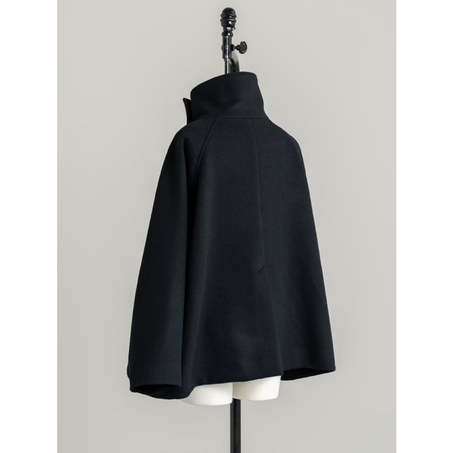 STAND HALF COAT/Black