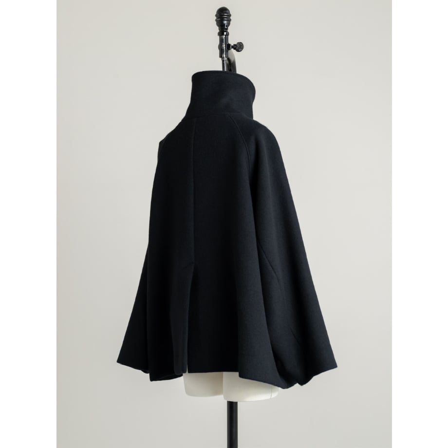 STAND HALF COAT/Black